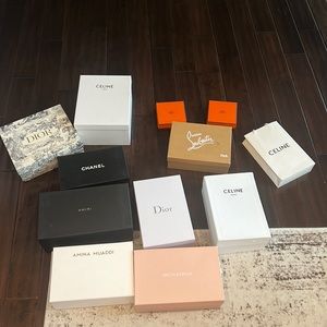 Designer shoe boxes